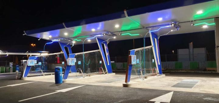 Charpentes de lavage et abris métallo-textiles France