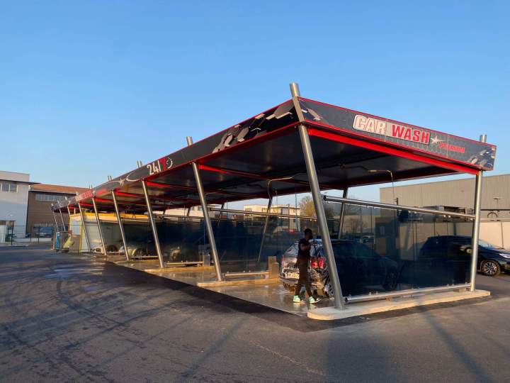 Structures métalliques pour lavage  France