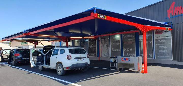 Structures métalliques pour lavage  France