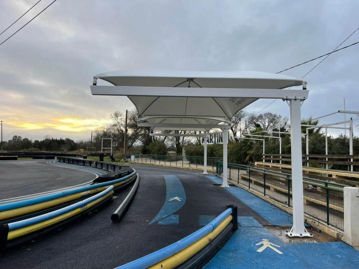 Drive and car park shelter design