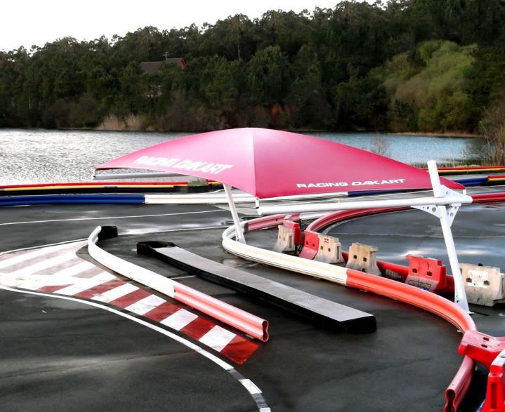 Car park shelter construction France